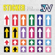 Arrow Floor Sticker | Waterproof Sticker | Direction Sticker | Arrow Guide Sticker | Arah Laluan Jal