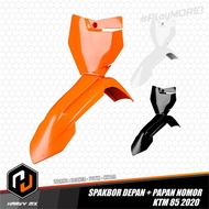 KTM 85 fender + 2020 KTM 85 number board HRV