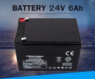 แบตเตอรี่ 24v6a battery Sea scooter แบตเตอรี่รถจักรยานยนต์ แบตมอไซค์ แบตเตอรี่เครื่องตัดหญ้า 24 โวลล