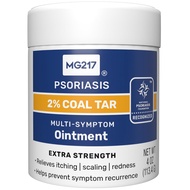 MG217 2% Coal Tar Ointment for Psoriasis 4 oz Extra Strength Multi Symptom Relief Effectively Reliev