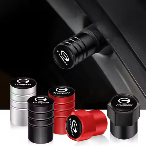 4Pcs Aluminium Alloy Car Valve Cap Dust Cover Accessories For GAC MOTOR Trumpchi GS4 GS5 GS8 GM8 GA4
