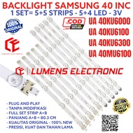 SAMSUNG LED TV BACKLIGHT 40 INC UA 40KU6000 40KU6100 40KU6300 40MU6100 UA40KU6000 UA40KU6100 UA40KU6