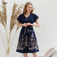 Modern batik dress batik dress/ women's batik uniform/ cheap batik dress office dress 103 234 batik 
