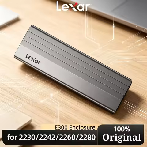 Lexar SSD Mobile External Hard Disk Case for 2230 / 2242 / 2260 / 2280 NVMe Original E300 M.2 SSD En