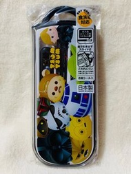 特價 全新 現貨 正版 日本製 🇯🇵 Skater 幼兒 兒童 不銹鋼 一套三件 餐具 連盒 套裝 迪士尼 Q版 星球大戰 Disney Star Wars Tsum Tsum 開學 學校 茶點 午膳