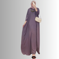 Pabrik Baju ANGGI KAFTAN Bahan KATUN RAYON Gamis Dress Kondangan Model Terbaru Kaftan Wanita Simple