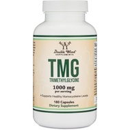 Double Wood Supplements TMG Trimethylglycine Supplement 1,000mg Per Serving, 180 Capsules (TMG Suppl