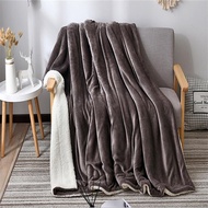 Winter Wool Blanket French Velvet Cashmere Blanket Warm Blankets Fleece Super Warm Soft Blanket Throw On Sofa Bed Cover Square