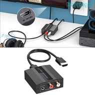 RR HDTV Sound Converter 4K 60Hz 3 5mm Output HDTV Sound Extractor for Speaker Headphone Amplifier Ac