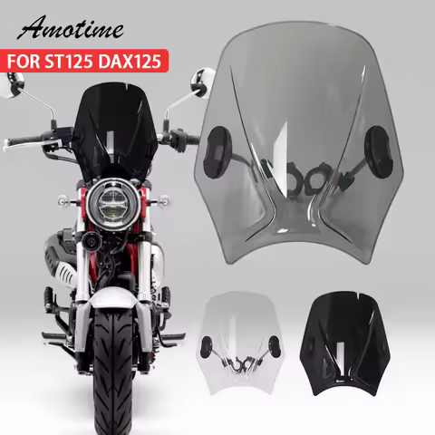 For DAX125 ST125 Accessories Motorcycle Adjustable Wind Screen Windshield For DAX ST125 ST 125 ST DA