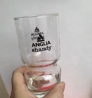 Anglia Shandy beer glass 250ml clear glass