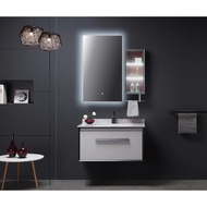 GHBathroom_Mall Verno เคาน์เตอร์อ่างล้างหน้าplywood อ่างTop หินขัดเงา 80x53x43 cm. รุ่นโรเซ่ 2004S-