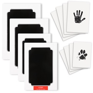4Pcs Paw Print Kit Inkless Hand And Footprint Kit Clear Paw Print Stamp Pad 2 Sizes Paw Print Kit fo