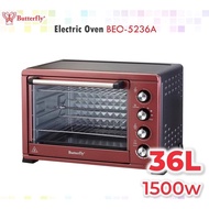 BUTTERFLY Electric Oven BEO-5236A (36L) Separate Upper Lower Temperature Control Rotisserie Convection Fermentation