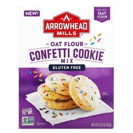 Arrowhead Mills, Oat Flour Confetti Cookie Mix, 15.25 oz (432 g), Use To Create Soups, Breads, and D