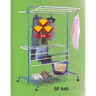 KT  WARE 3V OUTDOOR CLOTHS HANGER /DRYING CLOTH RACK / RAK SIDAI BAJU / AMPAIAN BAJU