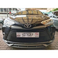 ▛ △ ✸ ◬ ▓ Toyota Vios 2014 to 2023 Front Bumper Chin Double Blade