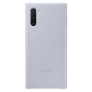 SAMSUNG Galaxy Note10皮革背蓋 灰