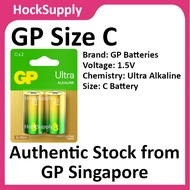 GP Size C Ultra Alkaline Battery 1.5V GP14AU LR14 E93