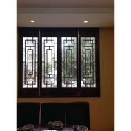 Traditional Chinese Solid Wood Lattice Windows Screens