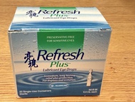 亮視refresh plus 無防腐劑潤眼藥水（到期日 11/2027)