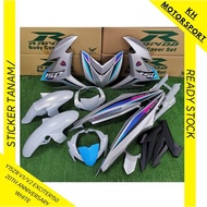 Y15ZR V1/V2 EXCITER 20TH ANNIVERSARY WHITE STICKER TANAM/AIRBRUSH