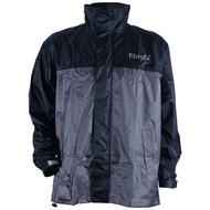 ☥ Fibrella Smock Raincoat Smc007 Storm Rider (Black)