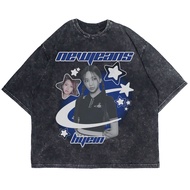 Patternmerch "hyein new jeans kpop" Oversize T-shirt | Washed tee | Vintage T-SHIRT