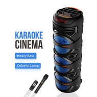 K Song Lantern Singing Cross-Border Karaoke Stage Home Wireless Audio Portable Microphone ZQS8302 Bl