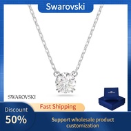 [Duty Free] เครื่องประดับคริสตัลสวารอฟกี้แท้ S925 เงินสเตอร์ลิงสำหรับผู้หญิงจี้ Constella ตัดเป็นวงก