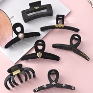 CY-AR201 11CM RECTANGLE DOFF KOREAN STYLE HAIR CLIP BLACK DOFF SALON HAIR CLAW LARGE SIZE