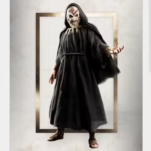 Halloween Assassin's Creed Mask Game Peripheral Props Assassin Creed Cosplay Mask Odyssey Villains L