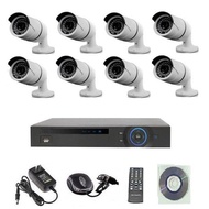 Massat ชุดกล้องวงจรปิด CCTV IP Camera 1 MP 8 จุด ระบบ NVR ระบบไฟ 12V.ter (ใช้ POE Switch 9 ports