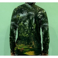 BAJU Corak Sawit Corak Askar Corak Hutan Penyamaran Lengan Panjang untuk Kanak-kanak, Lelaki, Wanita