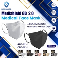 🔥KKM APPROVE🔥zerodegree Earloop Headloop  6D 2.0 Mask 10pcs Mask Face Mask Duckbill
