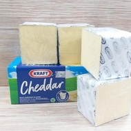 REPACK KEJU KRAFT CHEDDAR +/- 500 GRAM / KEJU KRAFT CHEDDAR POTONGAN Ori!!