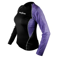 #Rashguard surfing shirts ชุดว่ายน้ำพิมพ์ลายดิจิตอลชุดดำน้ำชุดโต้คลื่นแขนยาวเสื้อผ้าแห้งเร็วผู้หญิง