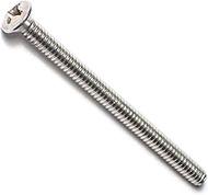 Hard-to-Find Fastener 014973196288 Phillips Oval Machine Screws, 6-32 x 2-Inch, 15-Piece