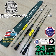 • SEAHAWK SWORD MASTER SPINNING DAN BAITCASTING (BC) FISHING ROD