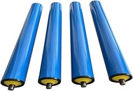 4 Pieces PVC Transportation Rollers, 11 15 17 21 25 27 In Long Conveyor Roller for Flow Line & Logis