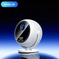GOOJODOQ 180ANSI โปรเจคเตอร์ขนาดเล็กซีกโลก 360 ° 720P HD ความละเอียดรีโมทคอนโทรลโฟกัสไฟฟ้า 90 ° ขายึ