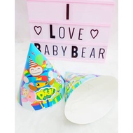 [READY STOCK] 1pack Party Supplies Party Hat / Cup / Plate / Blowout / Eyemask /Party Bag Didi and F