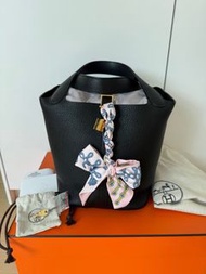 Hermes Picotin lock 22 bag Noir GHW 黑金 黑色金扣 (袋 愛馬仕 菜藍子)