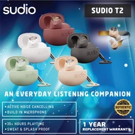 SUDIO T2 WIRELESS EARPHONE | A.N.C | TRUE WIRELESS EARBUDS | 1 YEAR WARRANTY