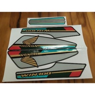 CT CT | Honda Win 100 95 stamp set, black