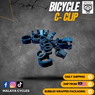 Bicycle C-Clips Buckle Cable Guides Brake Hose Housing C Clip MTB BMX RB Road Mountain Bike Bicycle C-type Buckles
