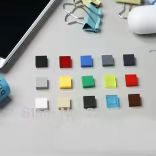 3070b 200pcs*Flat Tile 1x1* DIY enlighten block bricks,Compatible With Lego Assembles Particles