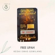 [Kedai Emas Gemilang] 800793 1.00G Amethyst Gold Bar (020357) (1Cm) (1G) [999 Gold]