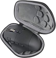 co2CREA Hard Travel Case Replacement for Logitech G604 Lightspeed Wireless Gaming Mouse (Black Case)