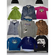 Leopard leatherJacket, Branded jean jacket, bomber jacket, Branded sweatshirt, 2hand sports wind.